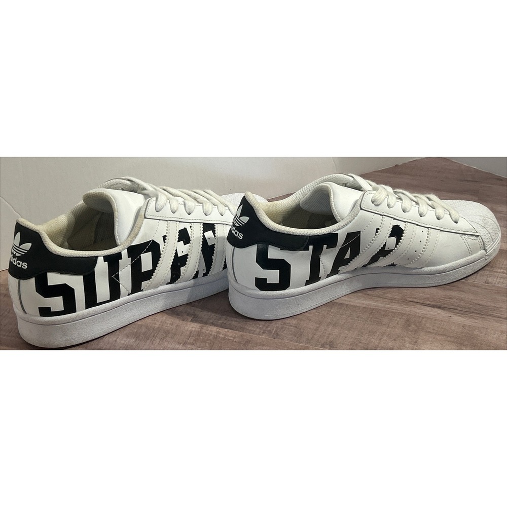 Adidas Kids Superstar‎ Sneaker Tennis Shoes white/ black Sz 5 37 1/3 FV3744